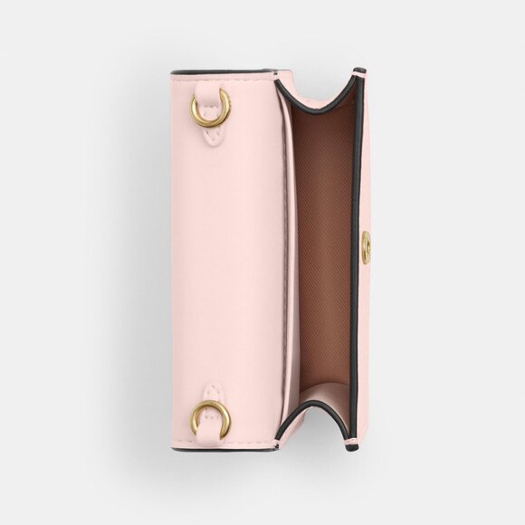 COACH NEW WITH TAGS Mini Wallet On A Chain With Rosette Print - Picture 4 of 5